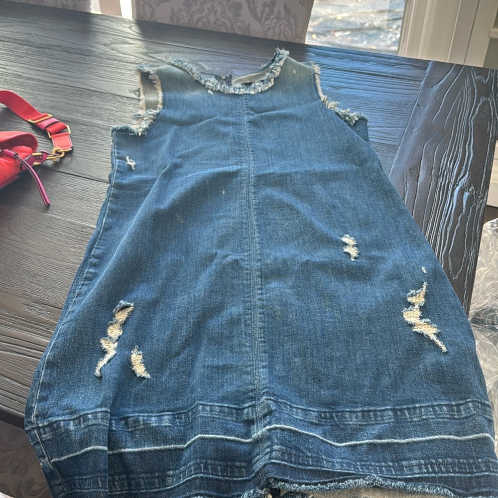 Denim dress